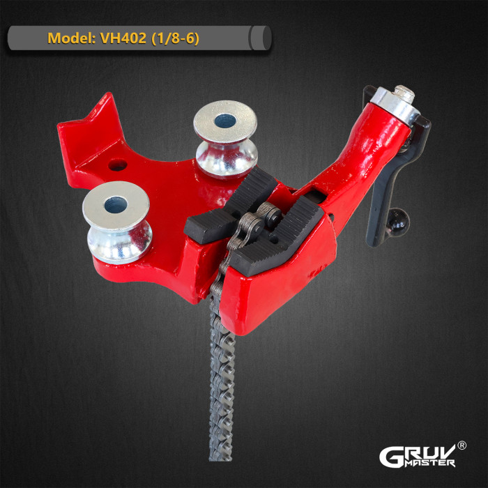 VH402 Bench Chain Vise | Heavy-Duty Pipe Chain Vise for Threading and Fabrication