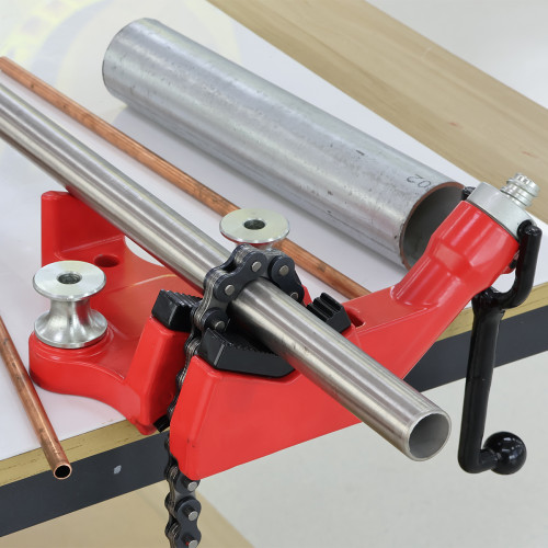 VH402 Bench Chain Vise | Heavy-Duty Pipe Chain Vise for Threading and Fabrication