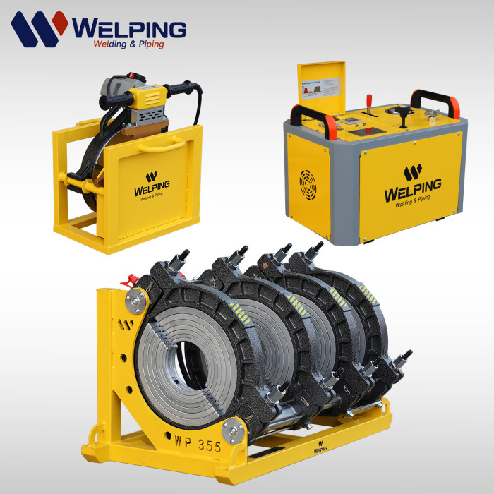WP355A Hydraulic Butt Fusion Welding Machine 160–355mm for PE Pipe Welding