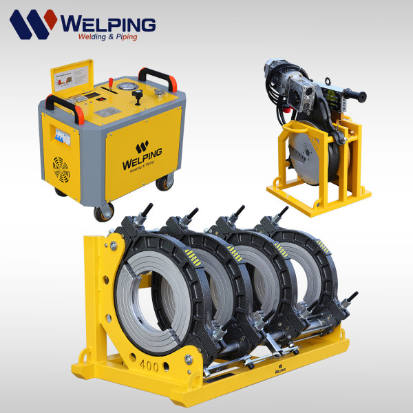 WP400A Hydraulic Butt Fusion Welding Machine for HDPE Pipe 180–400mm