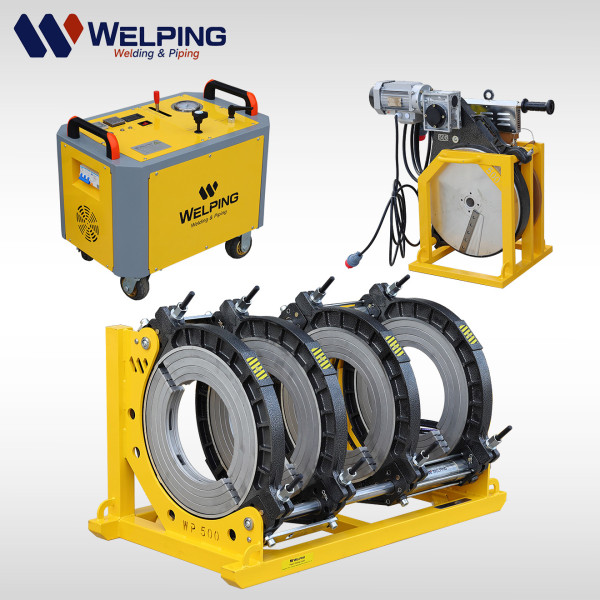 WP500A Hydraulic Butt Fusion Welding Machine for HDPE Pipe 180–500mm