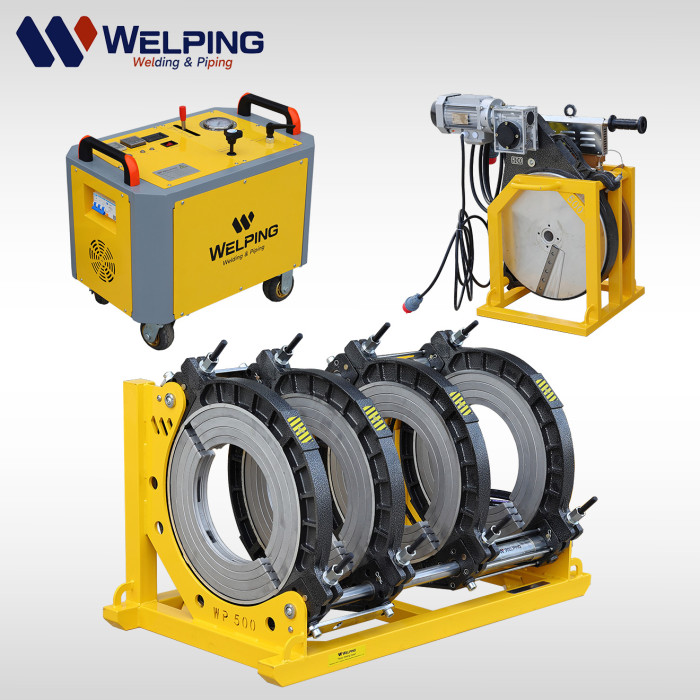 WP500A Hydraulic Butt Fusion Welding Machine for HDPE Pipe 180–500mm