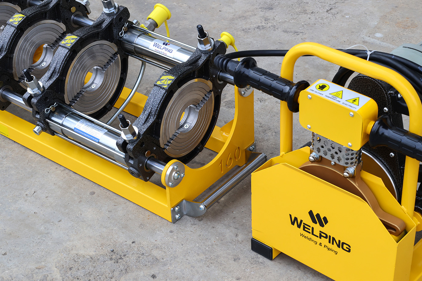160mm HDPE pipe welding machine