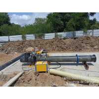 WP450A Butt Fusion Machine at Work on a Colombian Jobsite