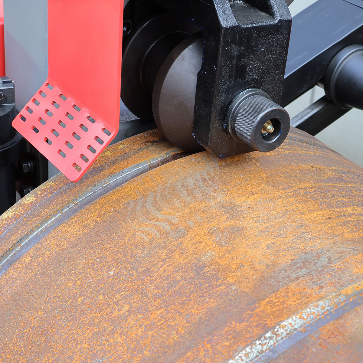 Welping roll grooving machine application view