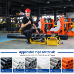 C Series Gear-Driven Manual Butt Fusion Machines for 40–250mm PE/PP Pipes