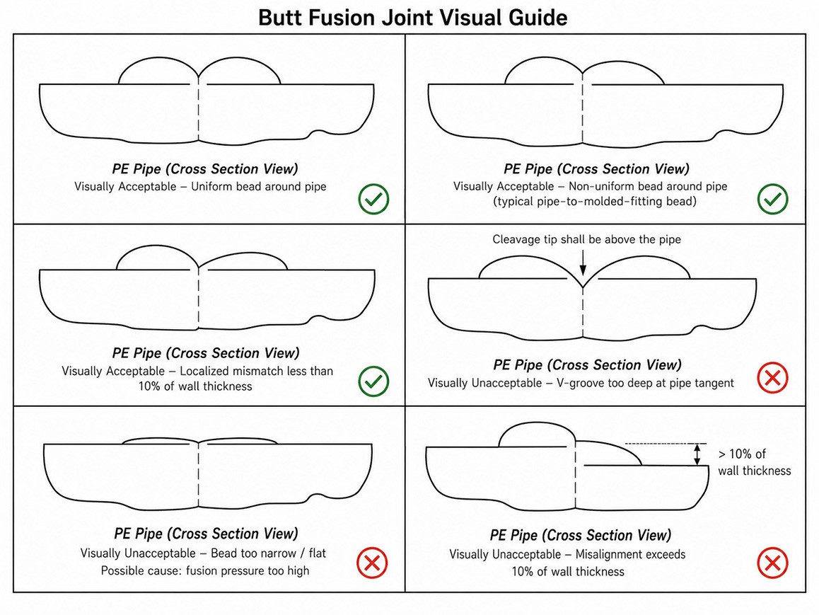 butt fusion cooling time