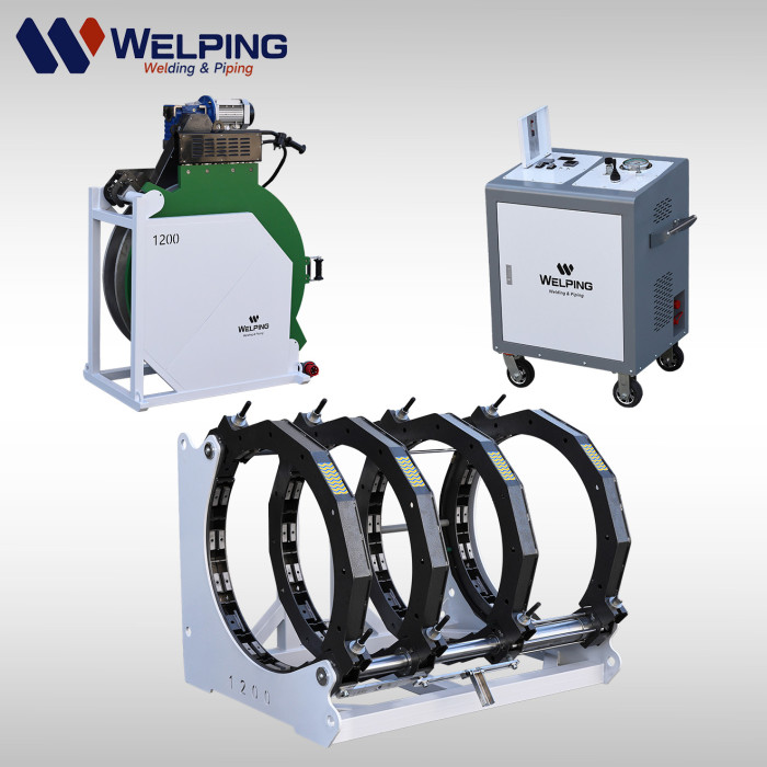 WP1200A Pro Large Diameter HDPE Pipe Butt Fusion Machine 630-1200mm | Hydraulic Welding Equipment