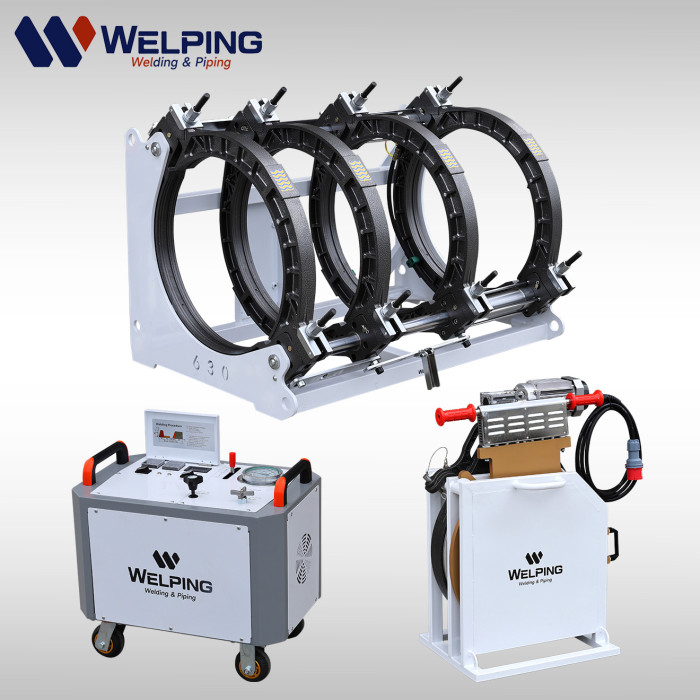 WP630A Pro Large Diameter HDPE Pipe Butt Fusion Welding Machine 315-630mm