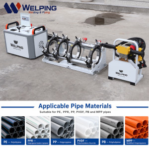 High-End Series Hydraulic HDPE Pipe Fusion Welding Machine Wp160A PRO