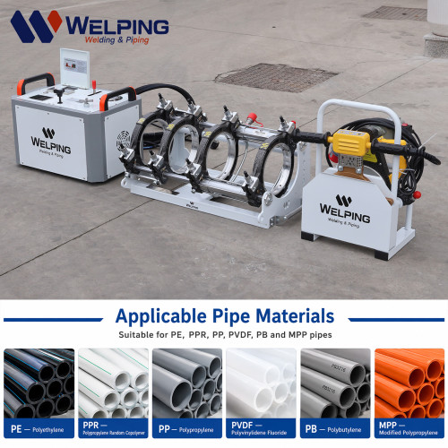 High-End Series Hydraulic HDPE Pipe Fusion Welding Machine Wp200A PRO