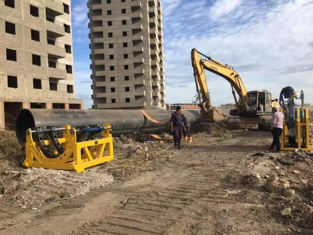WP1600A large-diameter wastewater pipeline project in Africa