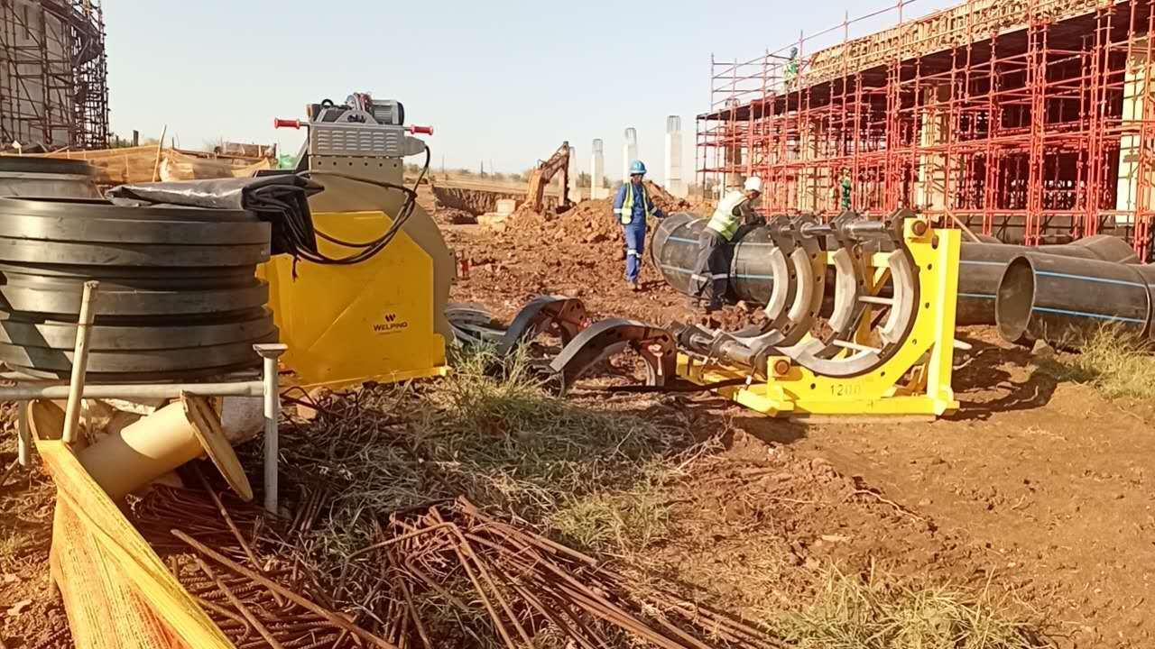 WP1200A OD 1200mm water supply project in Africa