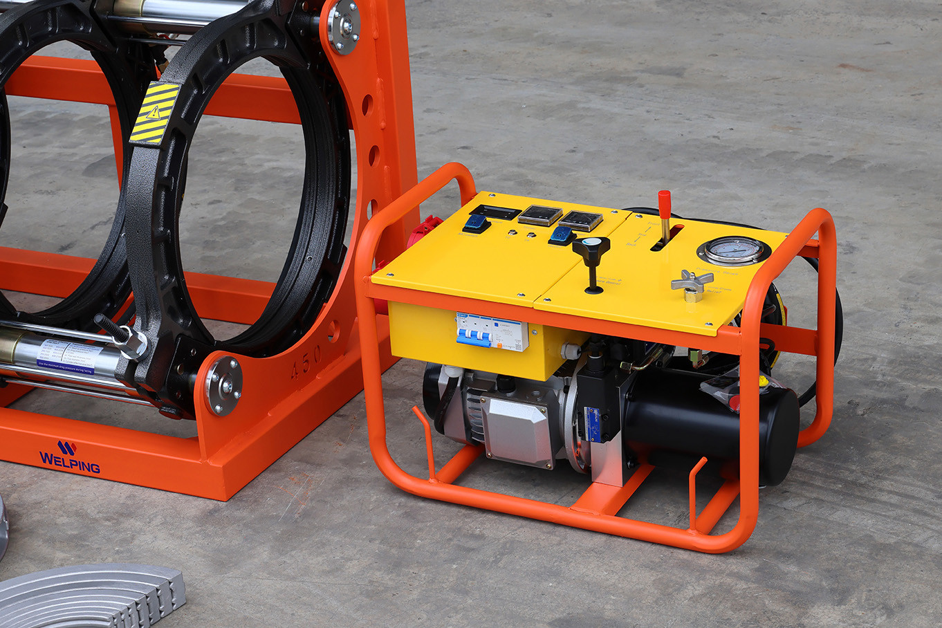 200mm HDPE pipe welding machine