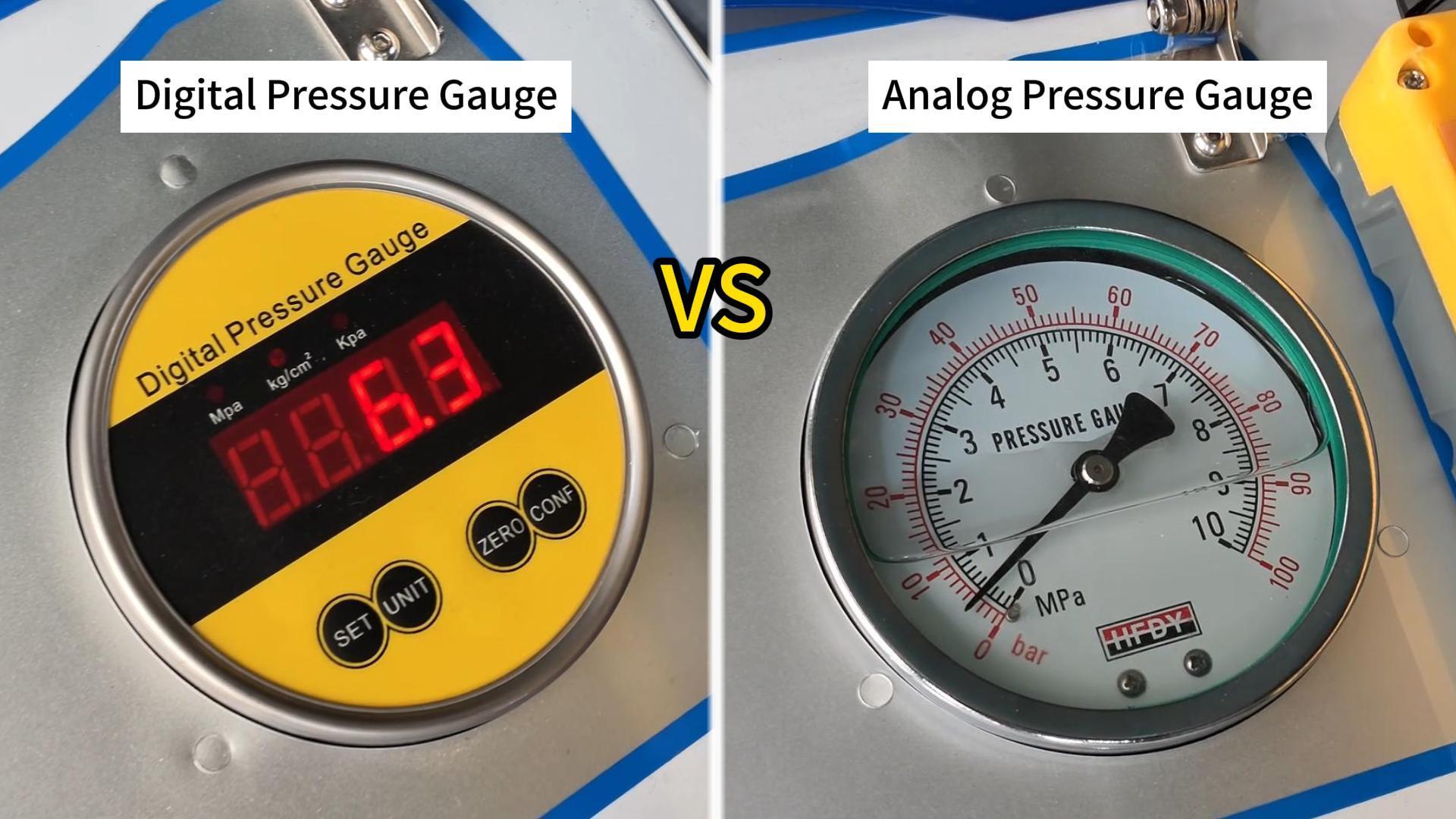 FX Series | Digital vs. Analog Pressure Gauge