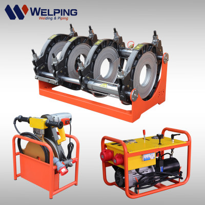 Hot melt butt fusion hydraulic welding machine hdpe dn90-315 hdpe welding