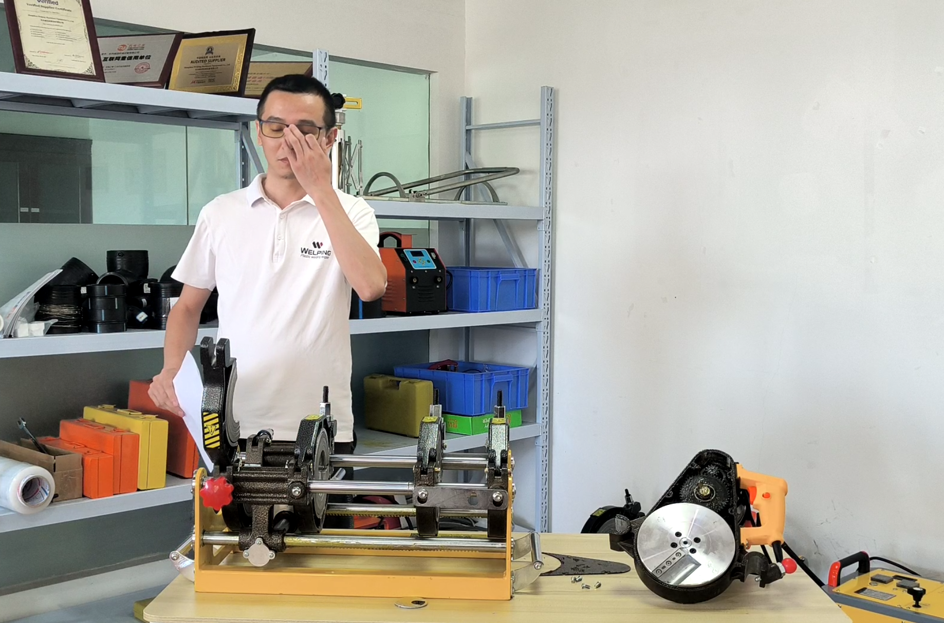 Máquina de soldadura manual de tuberías