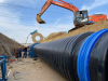 Welding Corrugated Pipe Used in Waste Water Projects in Anhui Province