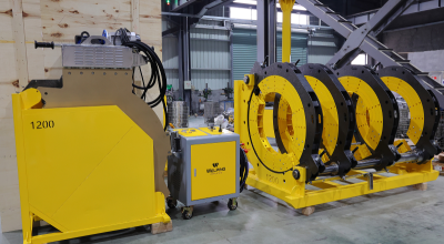 1200mm machine helps Brazilian customer complete major pipe joining project