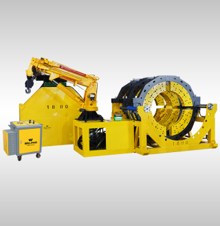 Hydraulic HDPE Pipe Fusion Welding Machine 1800mm