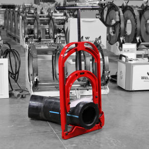 GPC Series HDPE Guillotine Pipe Cutter for PE Pipe in Trench or on Open Ground 50mm-355mm