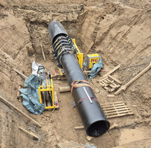 Customer Case | 900mm HDPE Pipe Fusion Welding Project in Germany