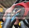 What are the consequences of incorrect phase sequence connection for 380V three-phase power supply?