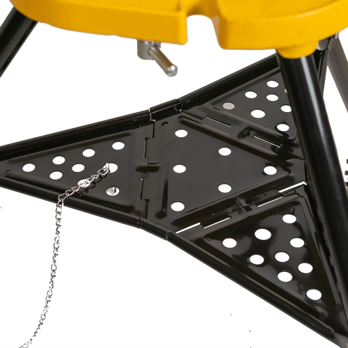 H401 Pipe Tri Stand – Chain Vise for 1/8"-6" Pipes, Threading & Cutting Tool