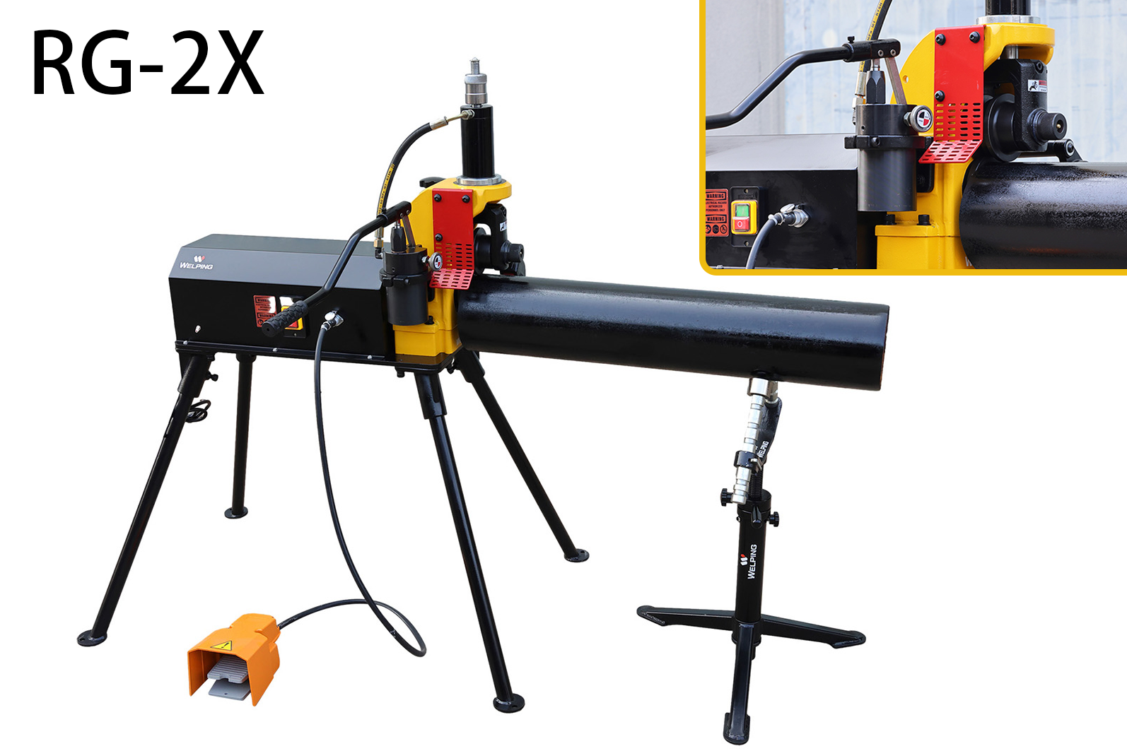 How the RG-2X Ensures Stable Grooving for Medium to Large Diameter Steel Pipes