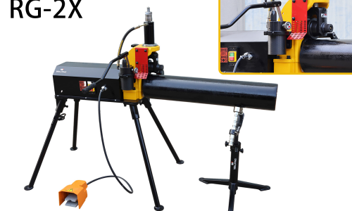 How the RG-2X Ensures Stable Grooving for Medium to Large Diameter Steel Pipes