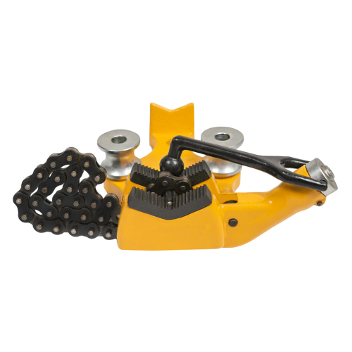 H401 Pipe Tri Stand – Chain Vise for 1/8"-6" Pipes, Threading & Cutting Tool