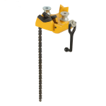 H401 Pipe Tri Stand – Chain Vise for 1/8"-6" Pipes, Threading & Cutting Tool