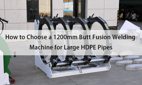 How to Choose a 1200mm Butt Fusion Welding Machine for Large HDPE Pipes