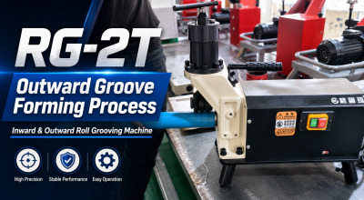RG-2T Outward Groove Forming Process: How a Convex Groove Is Formed on Metal Pipe