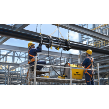 Suspended Pipe Welding Solution for High-Altitude PE Pipeline Installation