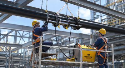 Suspended Pipe Welding Solution for High-Altitude PE Pipeline Installation