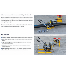 WELPING Hand-Push Butt Fusion Machine: A Portable Solution for HDPE Pipe Welding