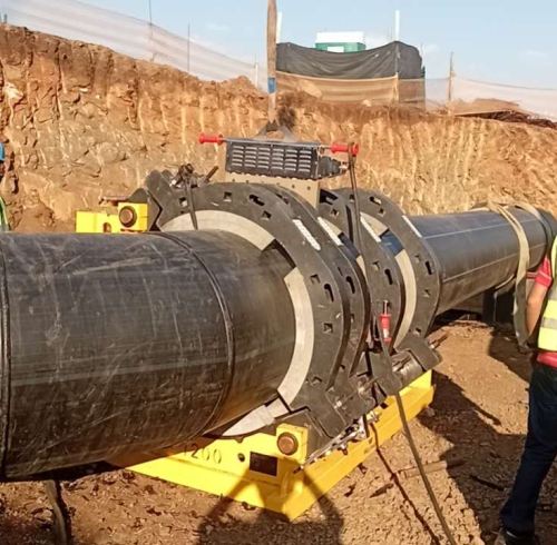 Customer Case | WP1200A for On-Site Welding of 1000 mm HDPE Pipes in South Africa