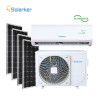 Climatiseur solaire hybride ACDC 12000BTU 1Ton R32/R410A Cool & Heat
