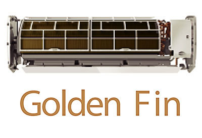 Golden Fin design for solar ac