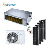 Duct Type Hybrid ACDC Solar Powered Air Conditioner 24000BTU 2.0 Ton Middle East 58℃