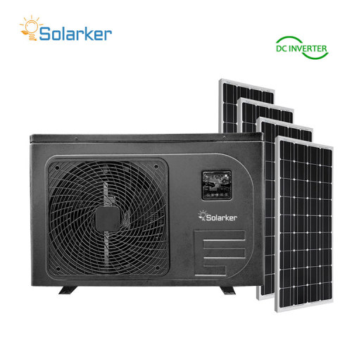 Hybrid ACDC Solar Air Source Swimming Pool Heat Pump 17KW R32 DC Inverter