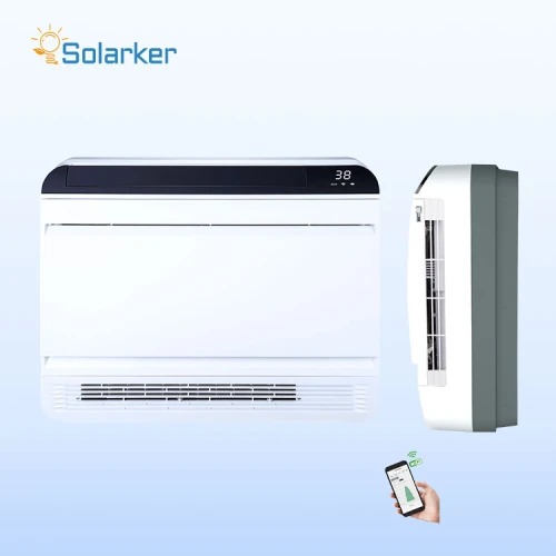 -25℃ EVI Hybrid ACDC Solar Floor Console Heat Pump 3.5KW  5KW R32