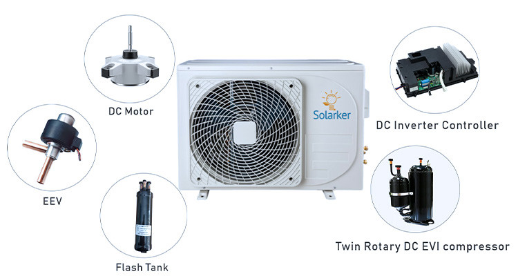 Solarker DC inverter air conditioner