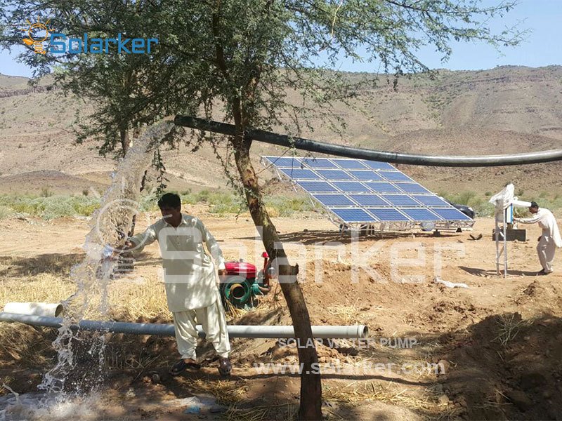 Solar water pump in Yemen