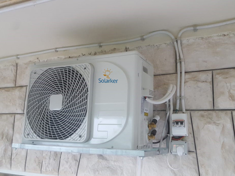 Solarker hybrid ACDC solar air conditioner Yemen market