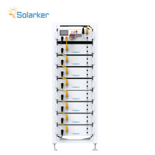 نظام تخزين الطاقة Solarker عالي الجهد لمعايير الولايات المتحدة - سعة الرف الكاملة 40.96Kwh