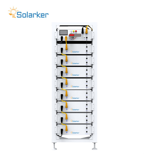 Système de stockage d'énergie haute tension Solarker pour la norme américaine - Capacité totale du rack 40,96 kWh