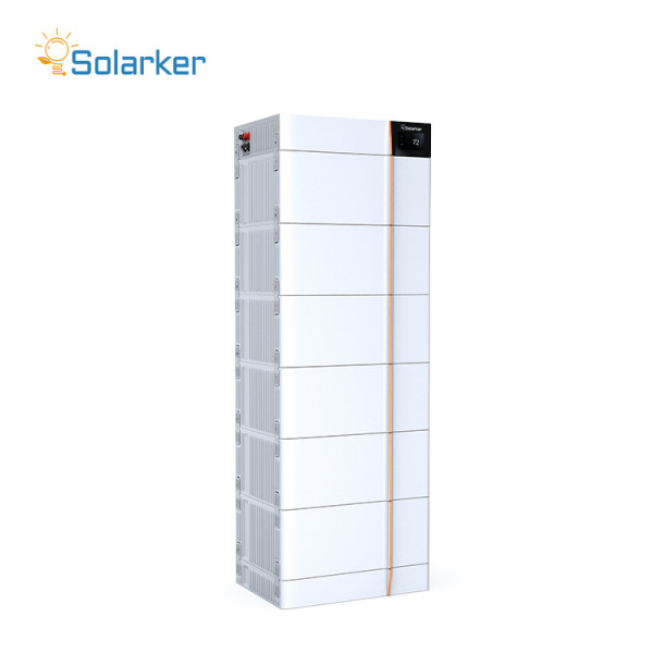 Sistema de almacenamiento de energía para el hogar de alto voltaje de Solarker Capacidad de pila completa estándar de la UE 24.56Kwh