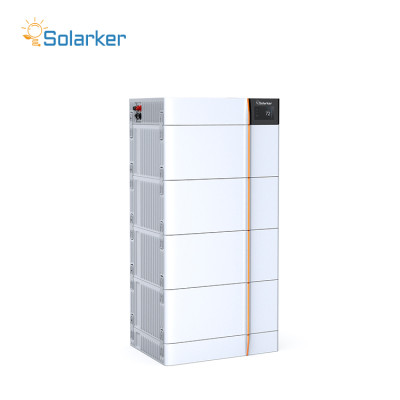 Sistema de almacenamiento de energía para el hogar de alto voltaje de Solarker Capacidad de pila completa estándar de EE. UU. 16.36Kwh